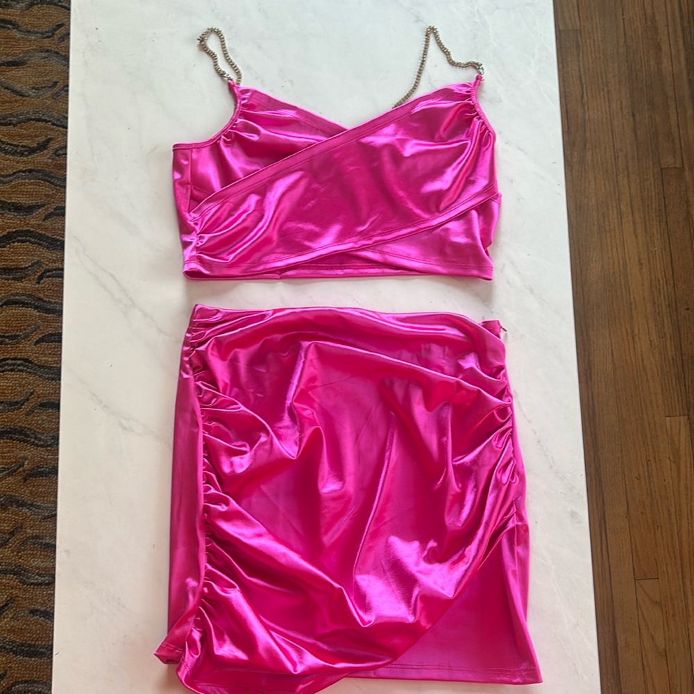 Two Piece Barbie pink set